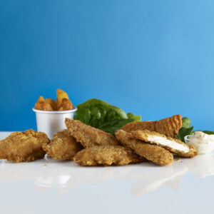 Frozen Produce Burgers & chips